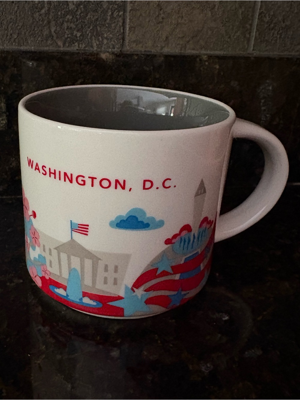 Starbucks Washington, D.C. "You Are Here" Collection Ceramic Coffee Mug EUC